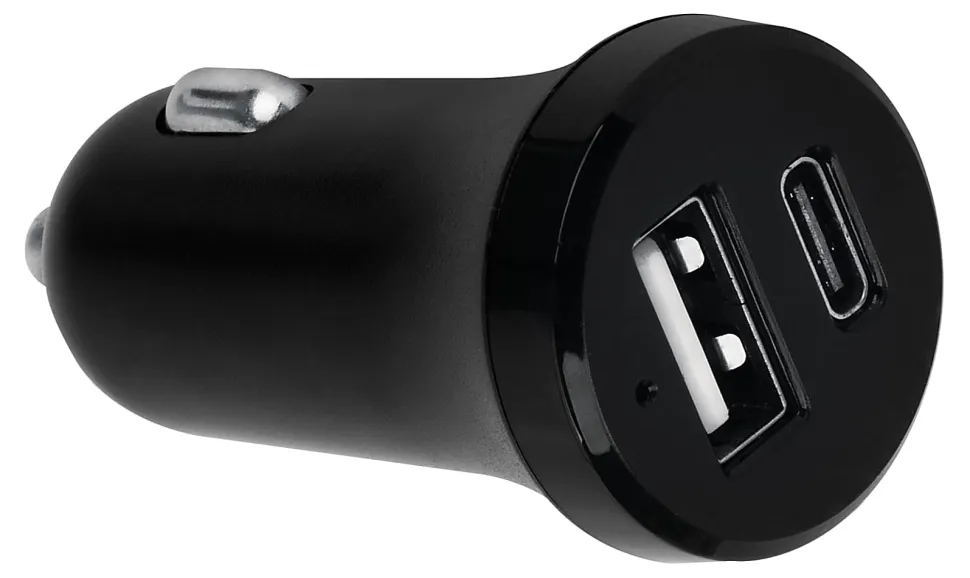 iHome Ultra Boost 30W 2-Port Car Charger, Black