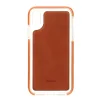 iHome Velo Impact Vegan Leather Phone Case For iPhone® X/XS, Brown, IHXP152Z-OD