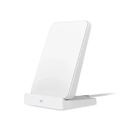 iHome 10W Qi Ultra-Slim Wireless Charger Stand, White