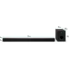 iLive Bluetooth® Sound Bar With Wireless Subwoofer, Black