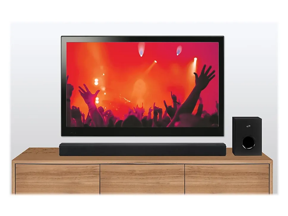 iLive Bluetooth® Sound Bar With Wireless Subwoofer, Black