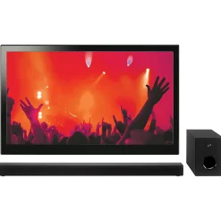 iLive Bluetooth® Sound Bar With Wireless Subwoofer, Black