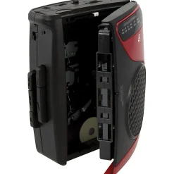 iLive Electronics Cassette Player With AM/FM Radio, 4.72