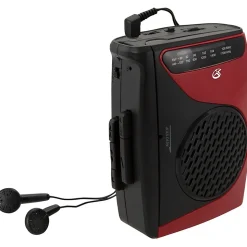 iLive Electronics Cassette Player With AM/FM Radio, 4.72
