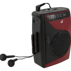 iLive Electronics Cassette Player With AM/FM Radio, 4.72