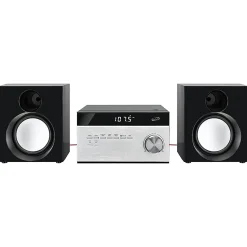 iLive Electronics Home Music System With Bluetooth®, 4.13"H x 7.6"W x 7.1"D