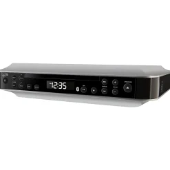 iLive IKBC384S CD-RW/CD-DA Bluetooth® Under-Cabinet Music System, Silver