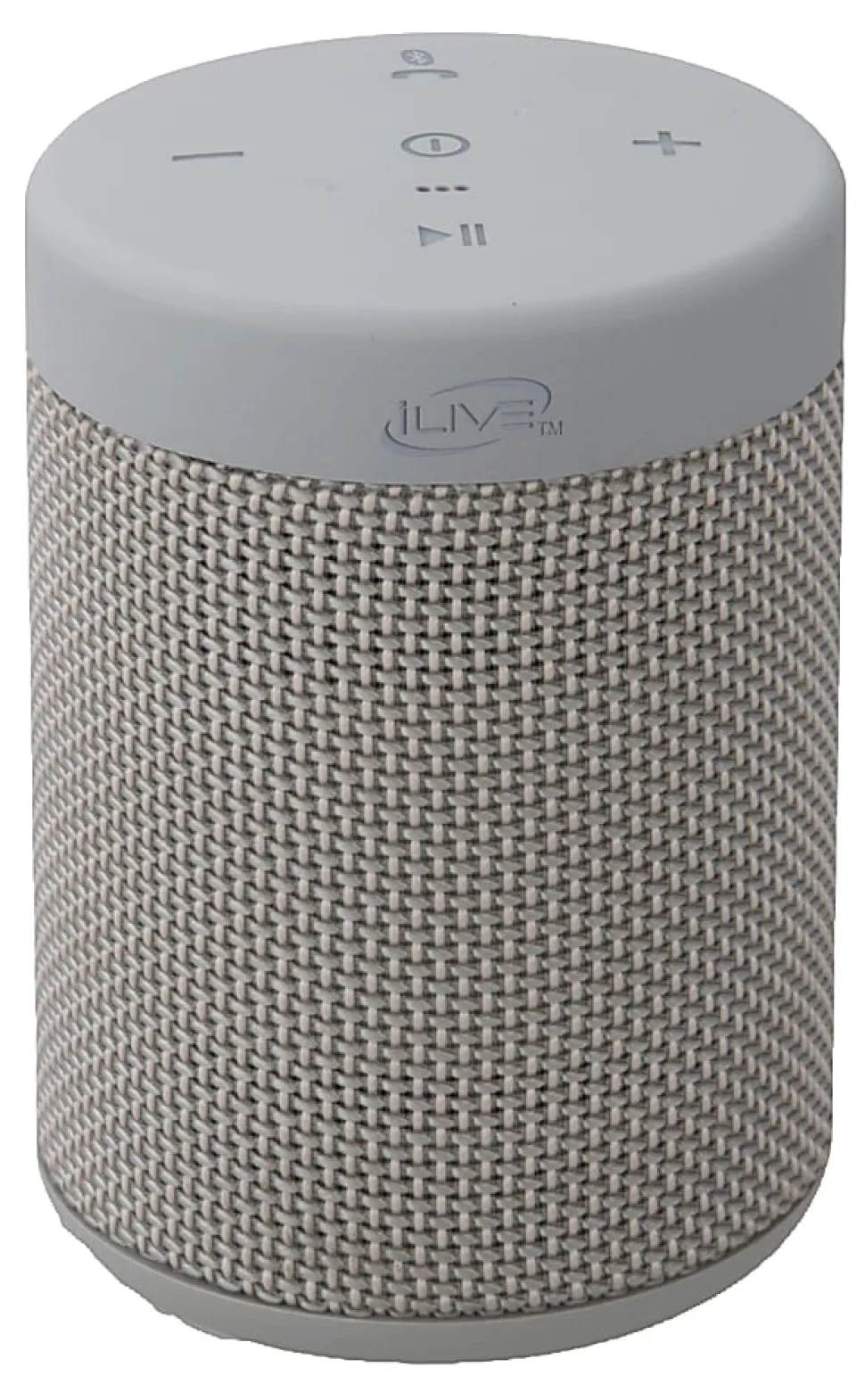 iLive ISBW108 Bluetooth® Waterproof Speaker, 3.5"H x 2.6"W x 2.6"D, Gray, ISBW108LG