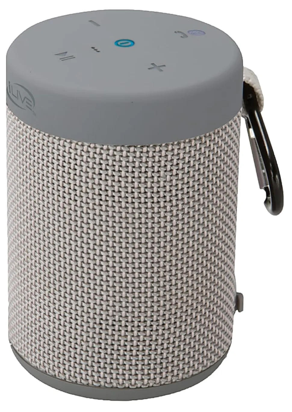 iLive ISBW108 Bluetooth® Waterproof Speaker, 3.5"H x 2.6"W x 2.6"D, Gray, ISBW108LG