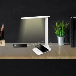 iLive LED Desk Lamp With Wireless Charging, 13