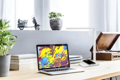 iLive LED Desk Lamp With Wireless Charging, 13