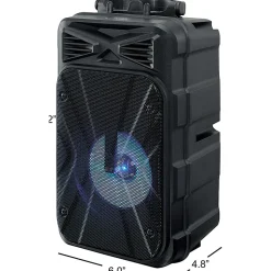 iLive Tailgate Party ISB202B Karaoke Speaker With Microphone And Carry Handle