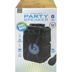 iLive Tailgate Party ISB202B Karaoke Speaker With Microphone And Carry Handle