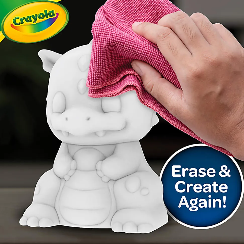 Illuminate creativity with the Crayola Light Up Dragon Toy. It's a glowing dragon canvas - 747635