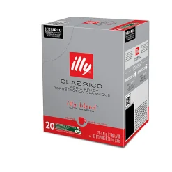 illy Classico Coffee Keurig Single Serve K-Cup Pods, Pack Of 20 Pods
