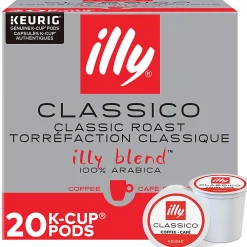 illy Classico Coffee Keurig Single Serve K-Cup Pods, Pack Of 20 Pods