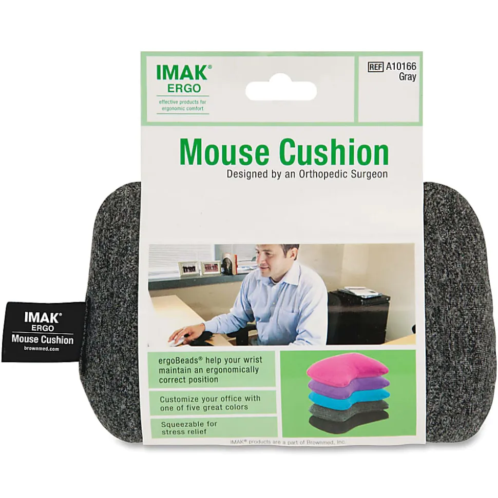 IMAK™ ergoBeads™ Mouse Support, 5.75", Gray