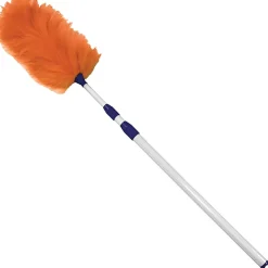 Impact® Adjustable Lambswool Duster, 60", White/Assorted