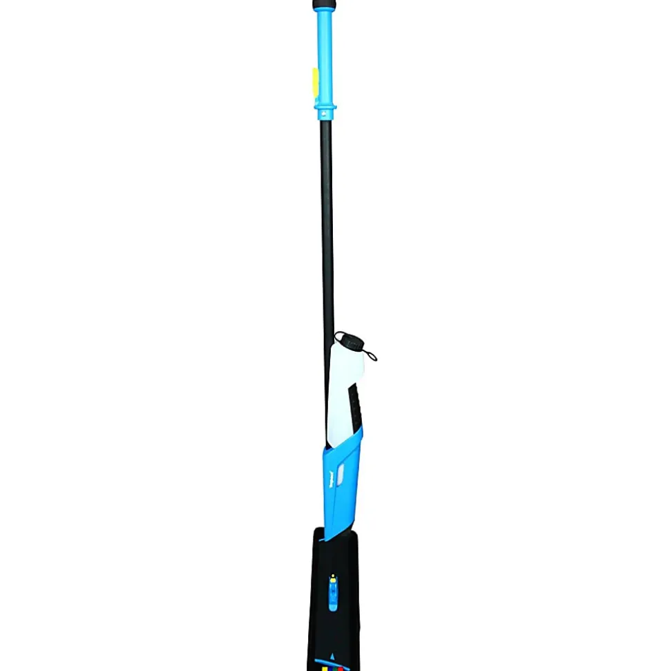 Impact® Mopster® 2.0 Microfiber Bucketless Mop, 16.25 x 3.25 Blue Microfiber Head, 57" Black Aluminum Handle