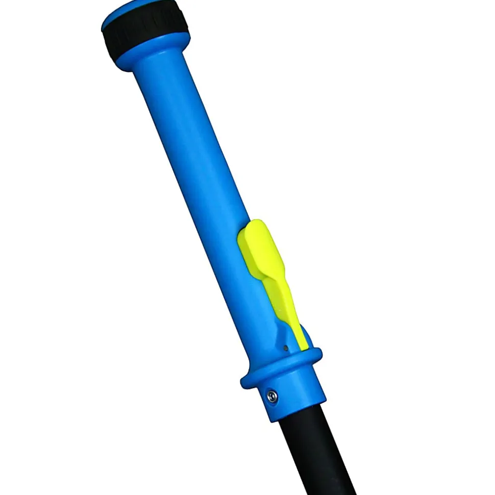 Impact® Mopster® 2.0 Microfiber Bucketless Mop, 16.25 x 3.25 Blue Microfiber Head, 57" Black Aluminum Handle