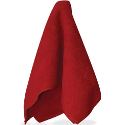 Impact Red Microfiber Cleaning Cloths - For Multipurpose - 16" Length x 16" Width - Recommended For: Dust Remover, Dirt Remover - Red - 12 / Bag