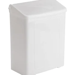Impact Safe-Use Wall Mountable Sanitary Napkin Receptacle, 10-5/8
