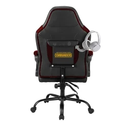 Imperial Adjustable Oversized Vinyl High-Back Office Task Chair, NFL Washington Commanders, Black/Burgundy