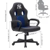Imperial MLB Vision Faux Leather/Mesh Computer Gaming Chair, New York Yankees