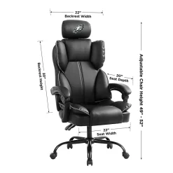 Imperial NFL Champ Ergonomic Faux Leather Computer Gaming Chair, Philadelphia Eagles