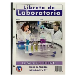 Impresos Taino Laboratory Notebook, 8-1/2” x 11”, 50 Sheets, White