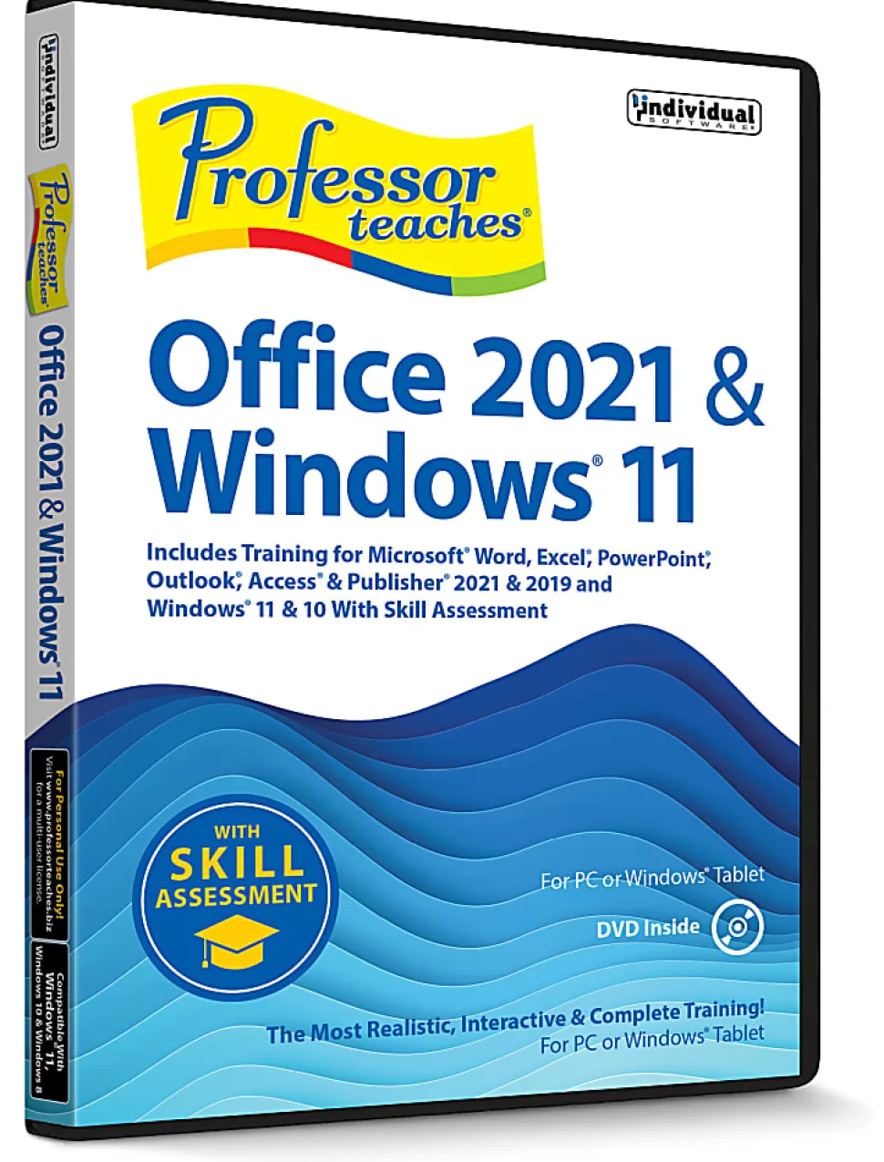 Individual Software Professor Teaches Office 2021 & Windows 11 With Skill Assessment, CD/Product Key