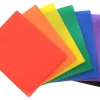 Inkology Poly Portfolios With Prongs, Assorted Colors, Pack Of 48