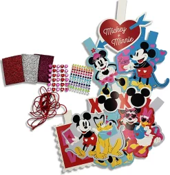 Innovative Designs Disney Make Your Own Valentine's Day Garland Kit, 20 Pieces