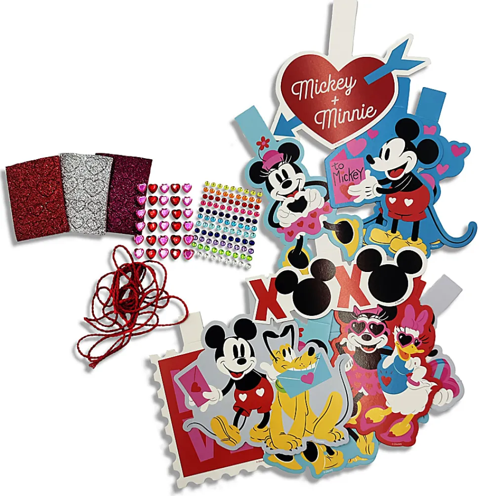 Innovative Designs Disney Make Your Own Valentine's Day Garland Kit, 20 Pieces
