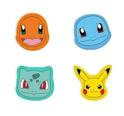 Innovative Designs Licensed Eraser Set, 1-1/4” x 1-1/4”, Pokémon, Set Of 4 Erasers