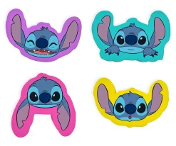 Innovative Designs Licensed Eraser Set, 1-1/4” x 1-1/4”, Lilo & Stitch, Set Of 4 Erasers