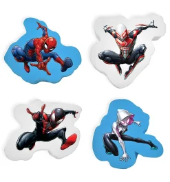Innovative Designs Licensed Eraser Set, 1-1/4” x 1-1/4”, Spiderman, Set Of 4 Erasers