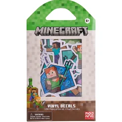 Innovative Designs Licensed Vinyl Decal Stickers, 100 Count, Minecraft, Quantity 1 Pack