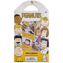 Innovative Designs Licensed Vinyl Decal Stickers, 100 Count, Peanuts, Quantity 1 Pack, 721187PEAOD
