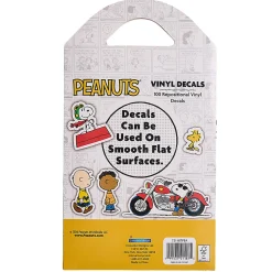 Innovative Designs Licensed Vinyl Decal Stickers, 100 Count, Peanuts, Quantity 1 Pack, 721187PEAOD