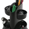 Innovative Storage Designs Desktop Organizer, 7 Compartments, Black