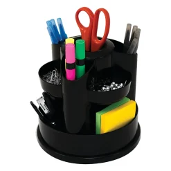 Innovative Storage Designs Desktop Organizer, 10 Compartments, Black
