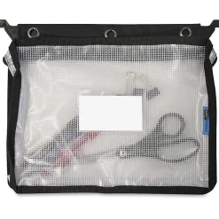 Innovative Storage Designs Infile™ Expanding Zipper Pouch, Black/White