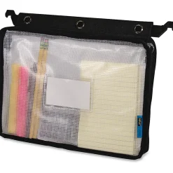 Innovative Storage Designs Infile™ Expanding Zipper Pouch, Black/White