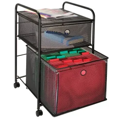 Innovative Storage Designs Mesh Hanging File And Storage Cart