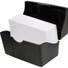 Innovative Storage Designs Plastic Card File, 350-Card Capacity, Black