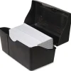 Innovative Storage Designs Plastic Card File, 3" x 5", 250-Card Capacity, Black
