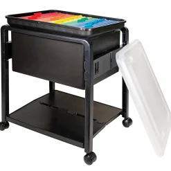 Innovative Storage SpaceMaker™ Fold 'N Roll™ Cart System, 21 3/4"H x 14 1/2"W x 18 1/2"D