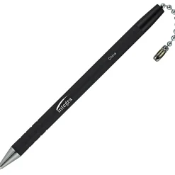 Integra Antimicrobial Replacement Counter Pen - Black - Rubber Barrel - 1 Each
