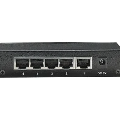 Intellinet 5-Port 10/100 Desktop Switch, Metal Housing